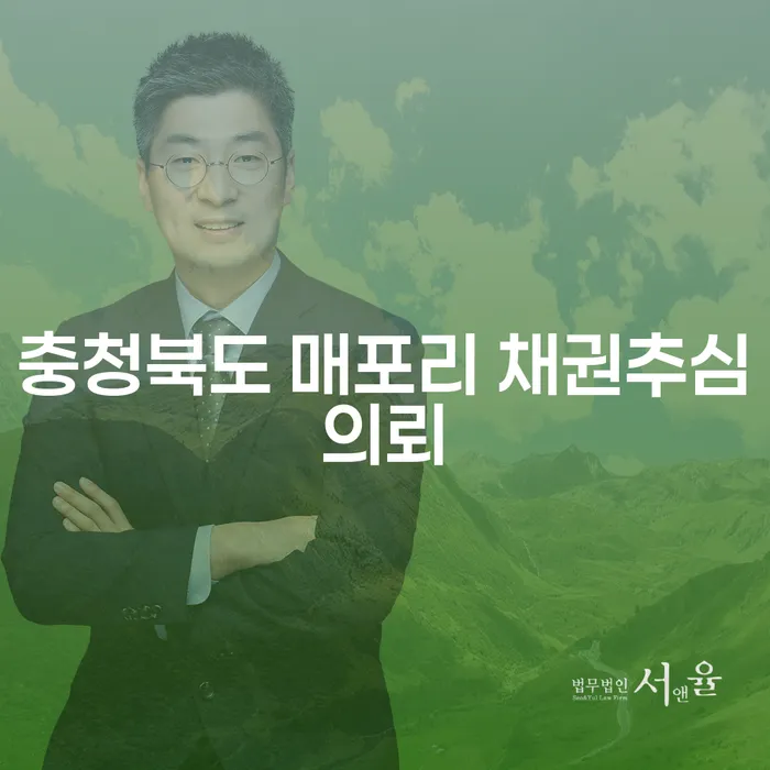 충청북도 매포리 채권추심의뢰와 가압류신청비용, 어떻게 대처해야 할까요?